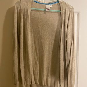 Tan cardigan